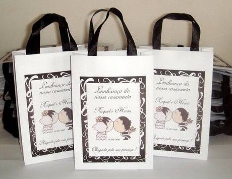 Mini Sacolinha Personalizada - 50 unid (valor + frete)